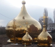 позолота иконостаса, купола Киев в Киеве